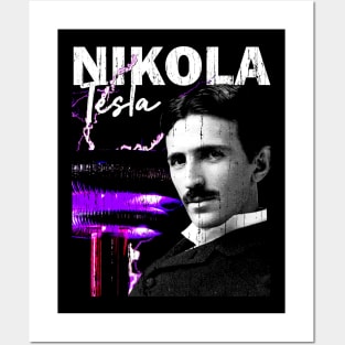 nikola tesla Posters and Art